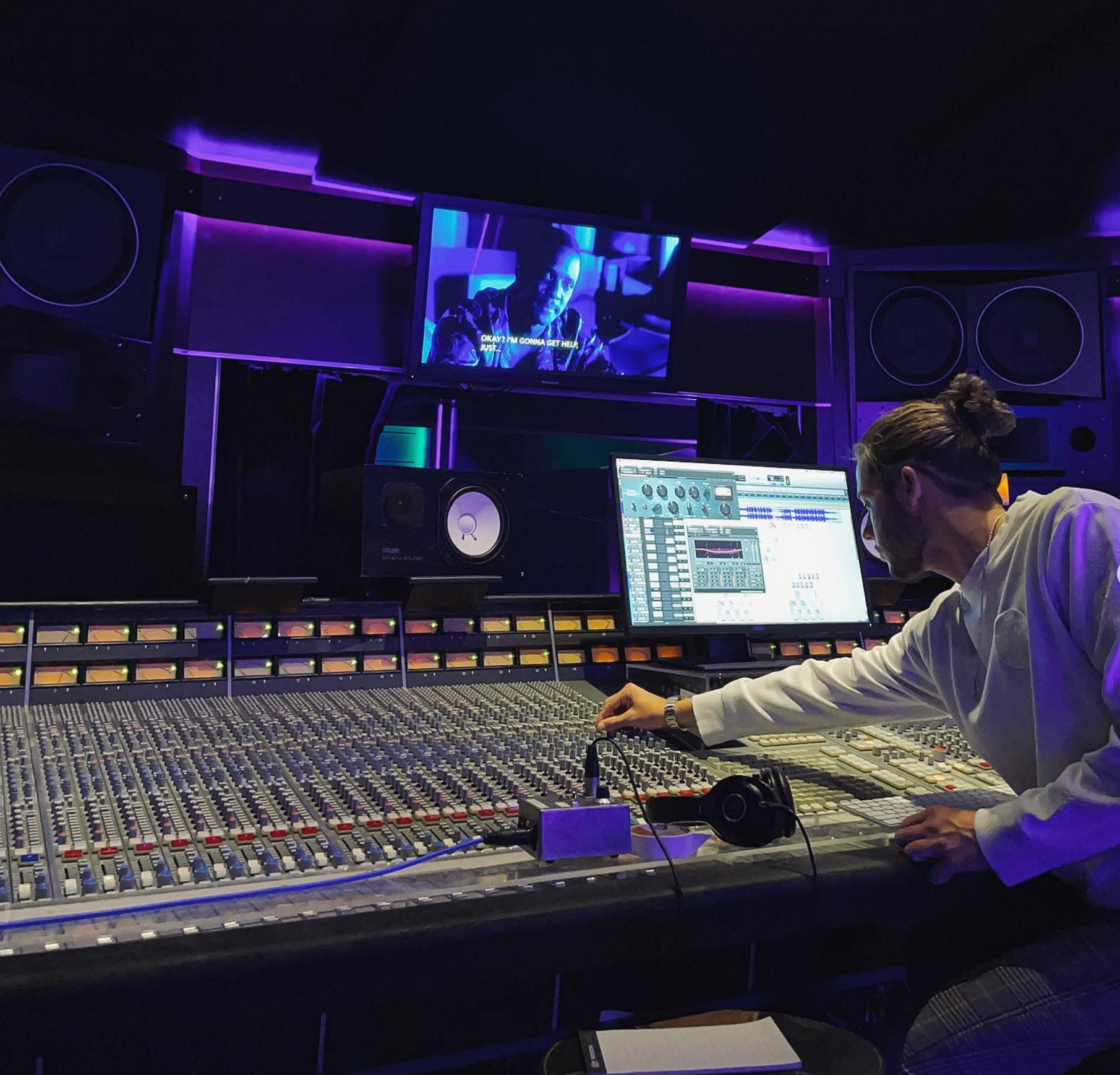 Chance mixing on an SSL console